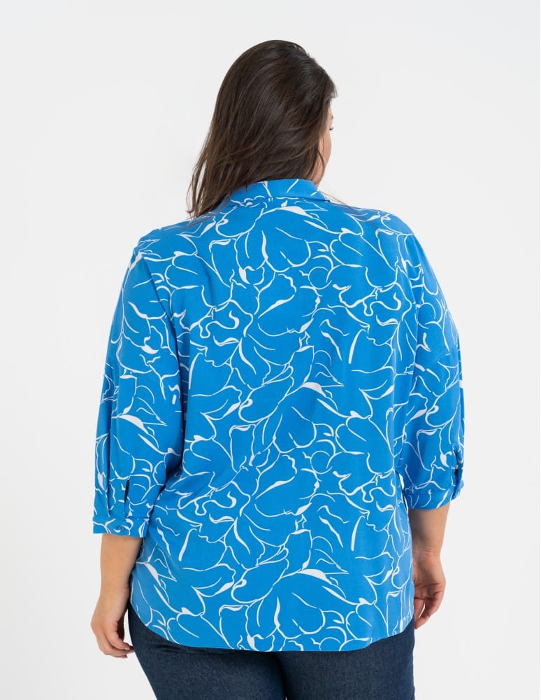 Koszule - Koszula damska oversize lekka ze 100% wiskozy WZÓR 2  - produkt moraj.pl 14