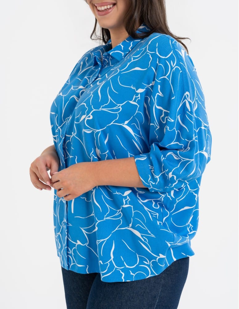 Koszule - Koszula damska oversize lekka ze 100% wiskozy WZÓR 2  - produkt moraj.pl 18