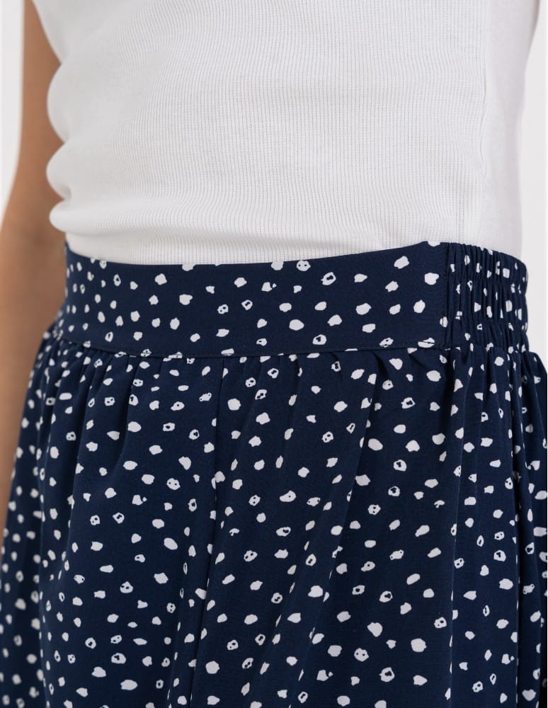 Spódnice maxi - Spódnica damska maxi długa z rozcięciem wzorzysta WZÓR 5  - produkt moraj.pl 12