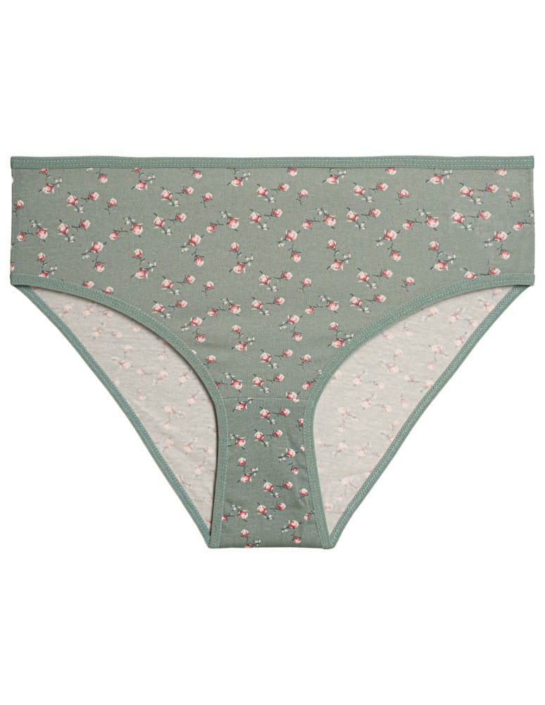 Majtki figi - Majtki damskie figi bikini bawełniane wzorzyste i gładkie 6-pak WIELOKOLOROWY  - produkt moraj.pl 5