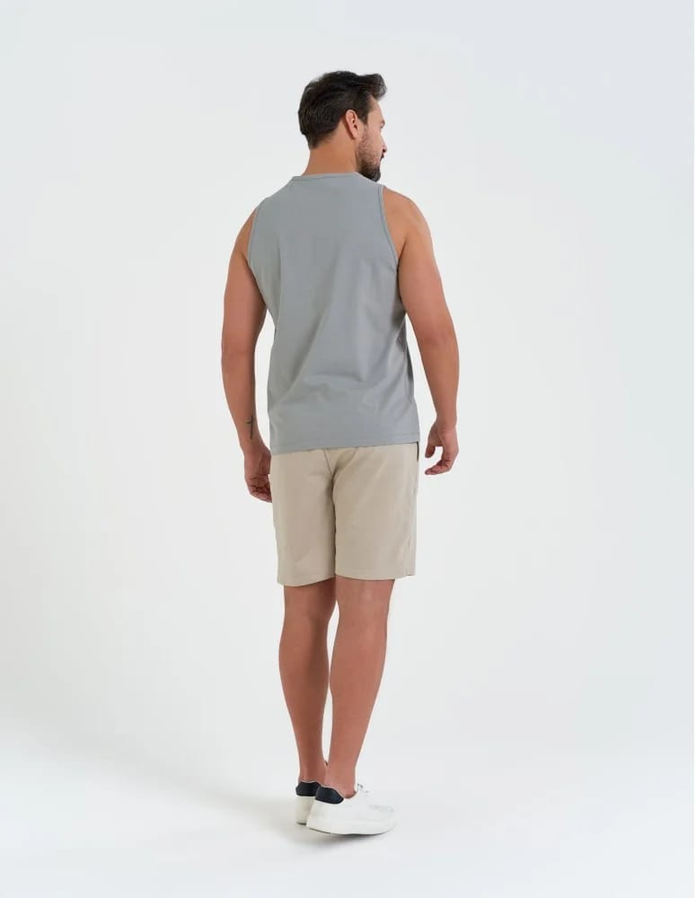 Tank Topy - Tank top męski bawełniany koszulka bez rękawów SZARY  - produkt moraj.pl 10