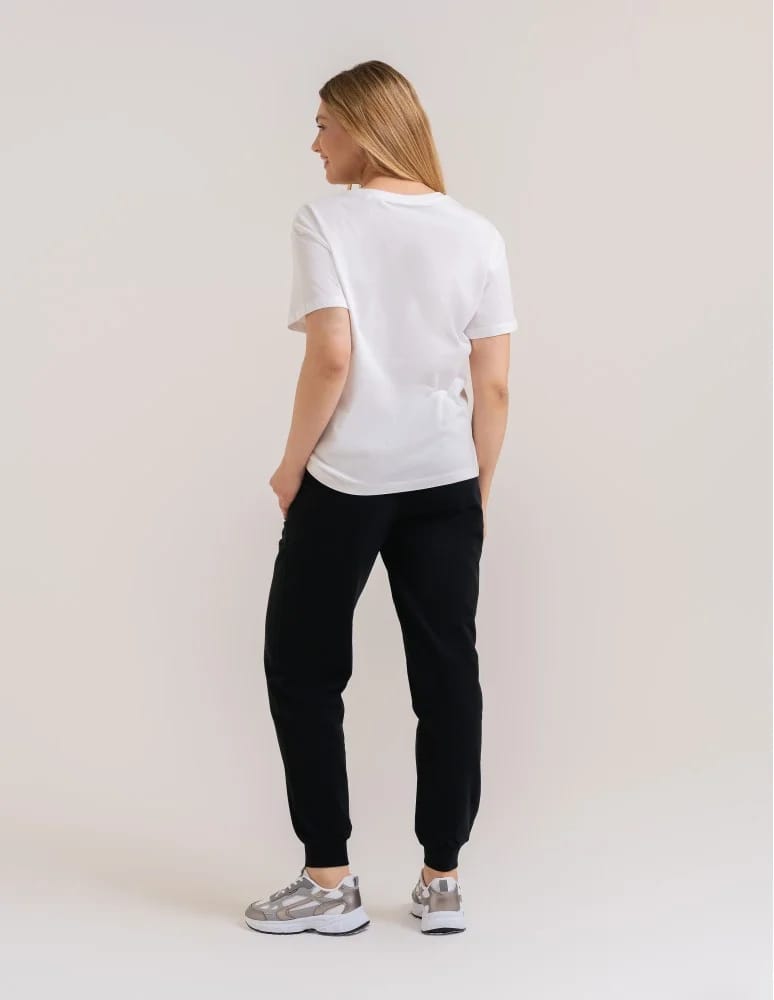 Spodnie damskie - Spodnie damskie dresowe basic ZIELONY - produkt moraj.pl 3