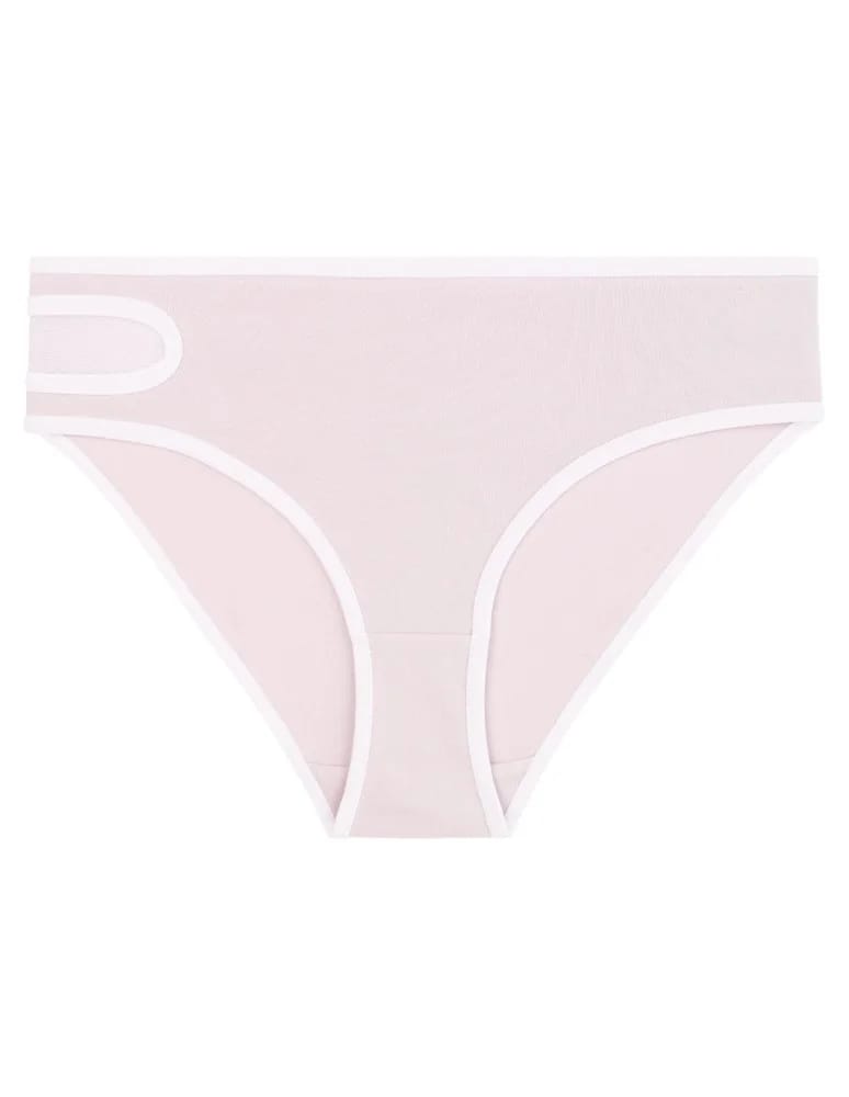 Majtki figi - Damskie figi bikini z bawełny czesanej z siateczkową wstawką 4-pak WIELOKOLOROWY - produkt moraj.pl 8