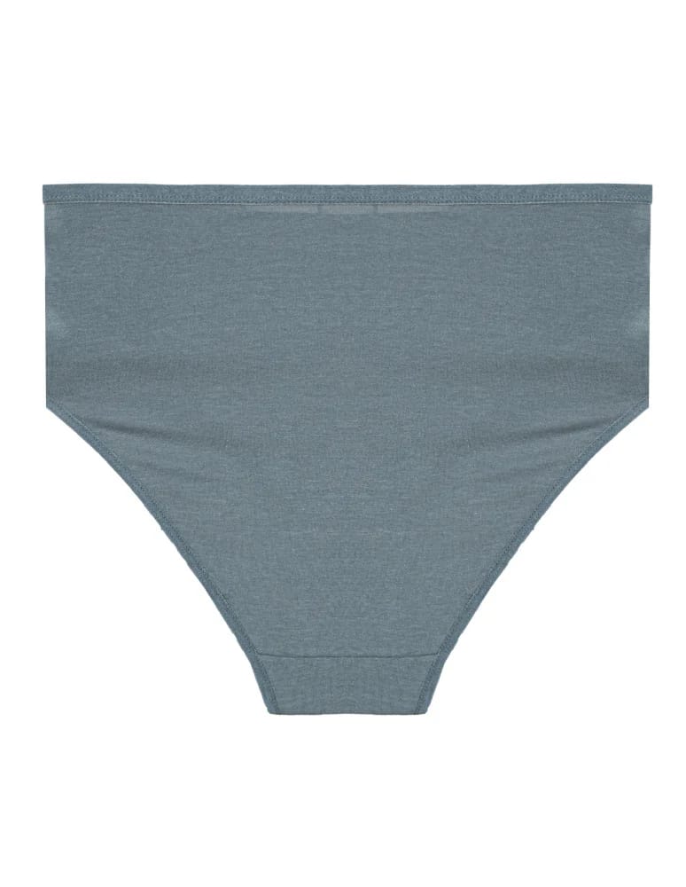 Majtki z wysokim stanem - Majtki damskie maxi bikini wygodne z modalu wysoki stan 3-pak WIELOKOLOROWY  - produkt moraj.pl 5