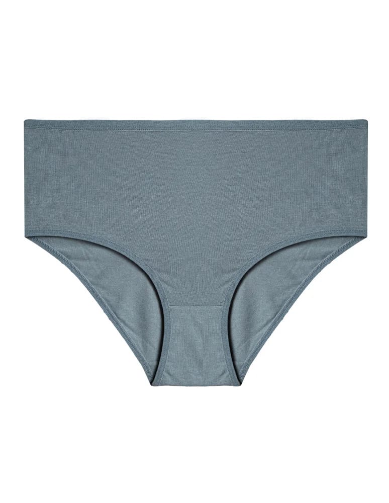 Majtki z wysokim stanem - Majtki damskie maxi bikini wygodne z modalu wysoki stan 3-pak WIELOKOLOROWY  - produkt moraj.pl 2