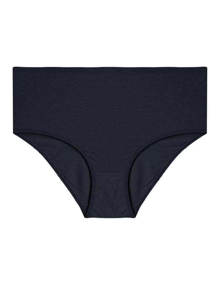 Majtki z wysokim stanem - Majtki damskie maxi bikini wygodne z modalu wysoki stan 3-pak WIELOKOLOROWY  - produkt moraj.pl 4