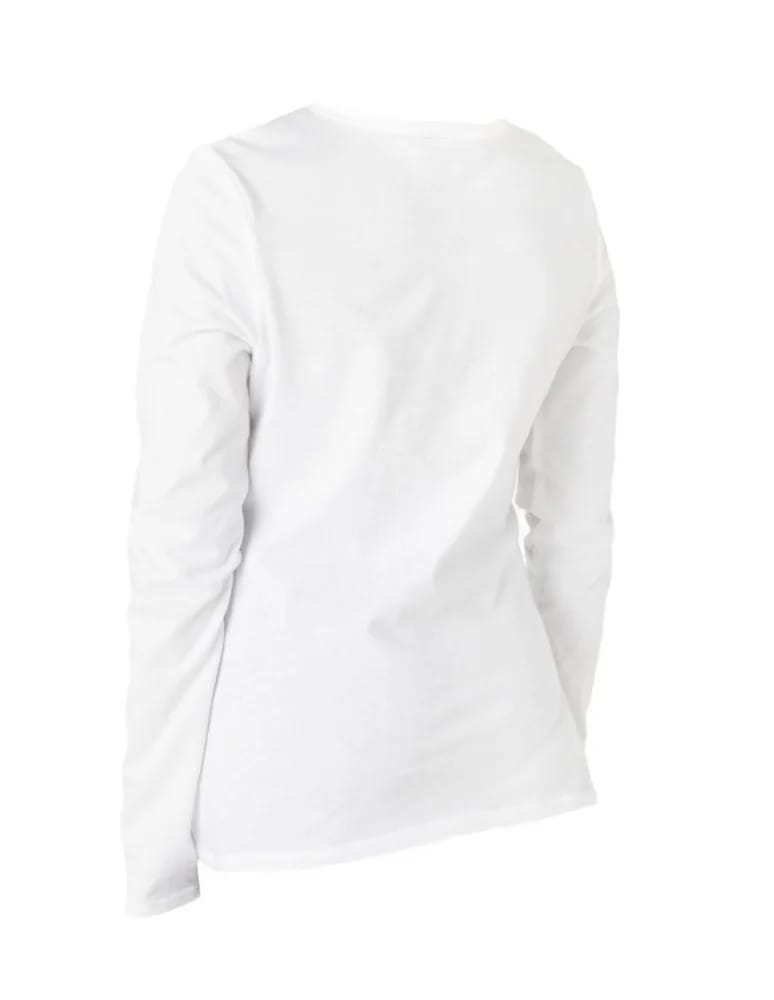 Dzieci - Bluzka dziecięca longsleeve bawełniana z długim rękawem BIAŁY - produkt moraj.pl 4