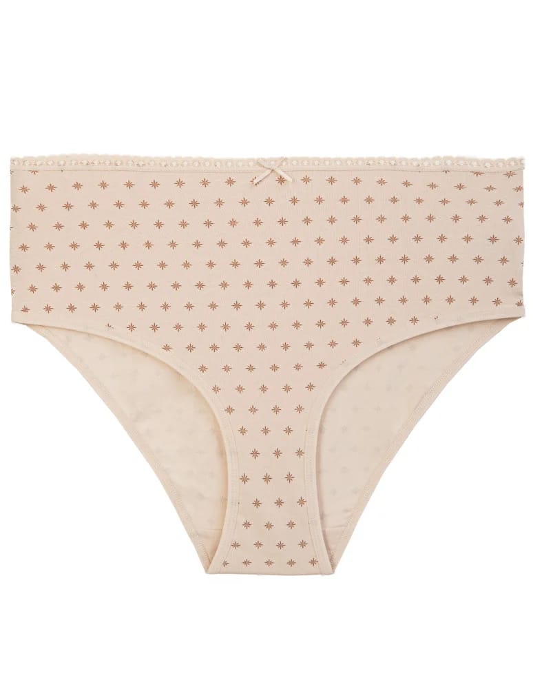 Majtki figi - Majtki damskie maxi bikini bawełniane wykończone ozdobną lamówką 4-pak WIELOKOLOROWY - produkt moraj.pl 6