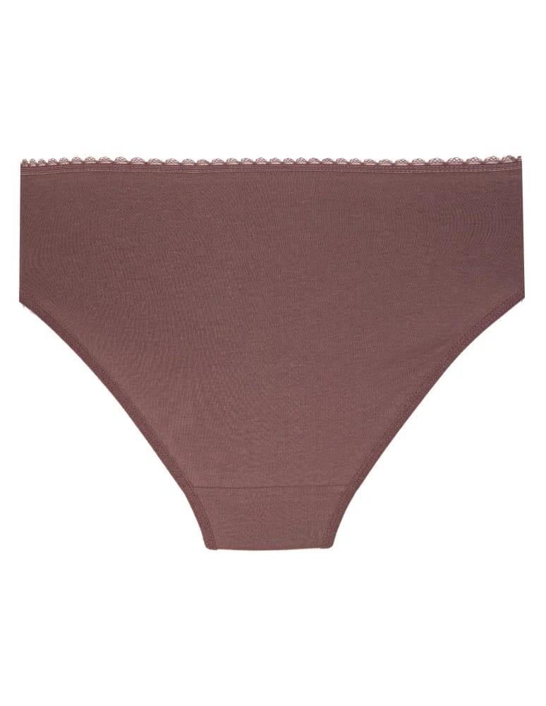 Majtki figi - Wygodne figi damskie majtki bikini komplet bawełniane z koronką 3-pak WIELOKOLOROWY  - produkt moraj.pl 5