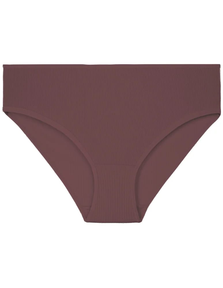 Majtki figi - Zestaw fig damskich bawełnianych majtki bikini prążkowane 4-pak WIELOKOLOROWY  - produkt moraj.pl 3