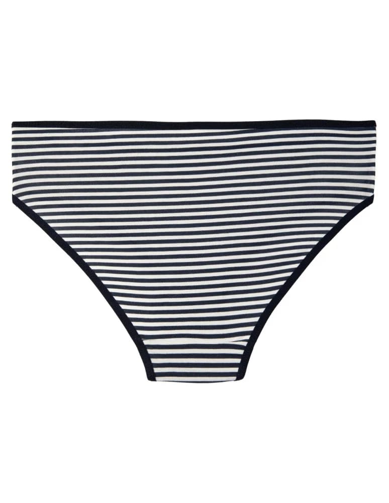 Majtki figi - Zestaw komfortowych fig damskich bawełniany komplet bikini 3-pak WIELOKOLOROWY  - produkt moraj.pl 5