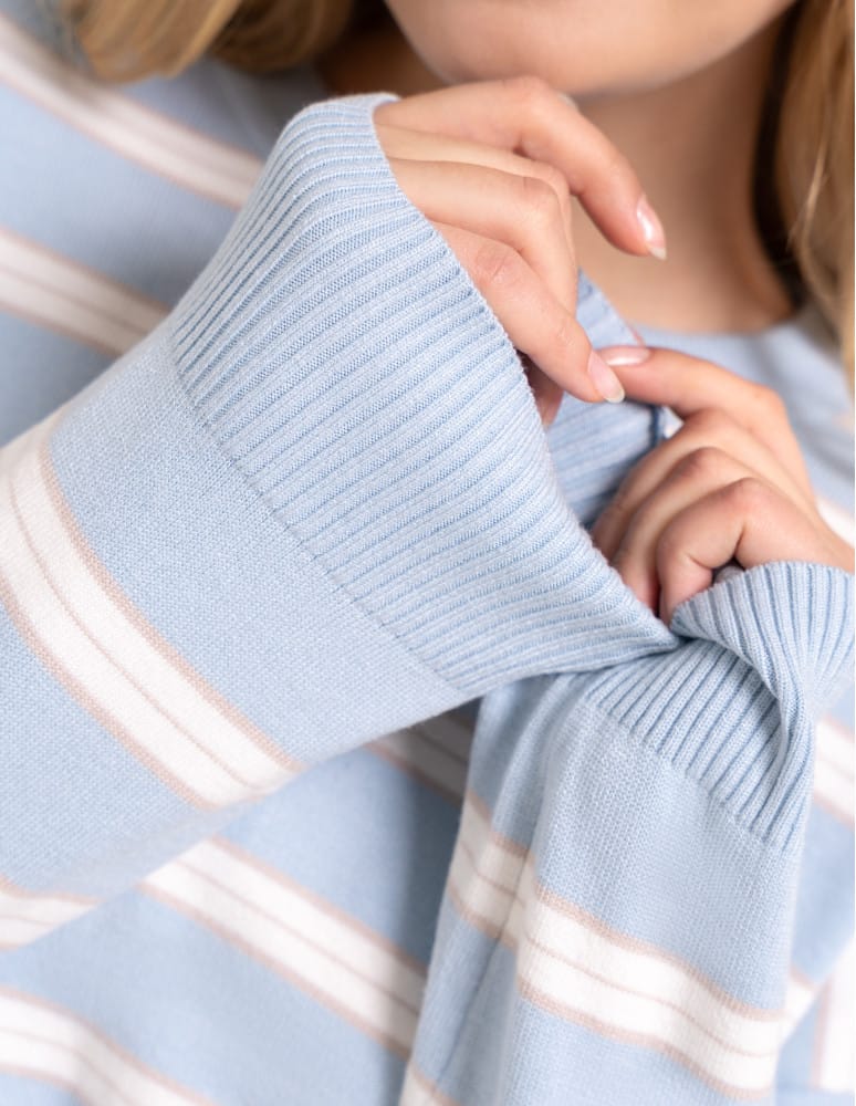 Swetry - Sweter damski wiskozowy krój boxy miękki sweter damski luźny pudełkowy fason wygodny na co dzień WZÓR 2  - produkt moraj.pl 11