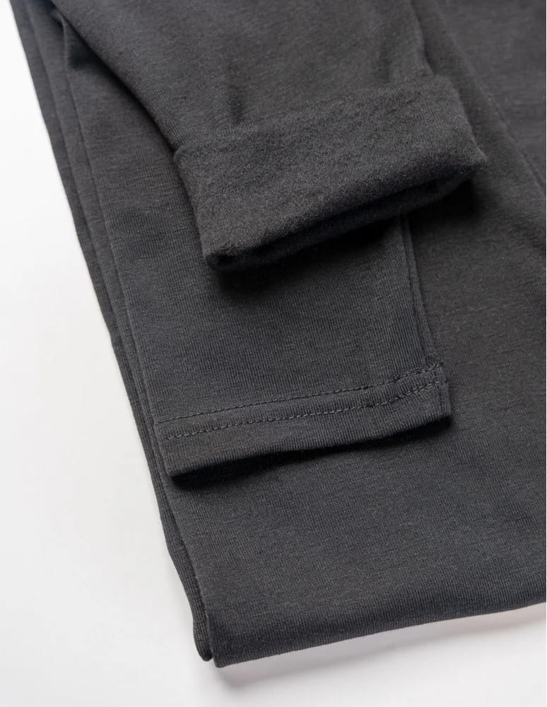 Legginsy damskie - Klasyczne czarne legginsy ocieplane damskie CZARNY - produkt moraj.pl 13