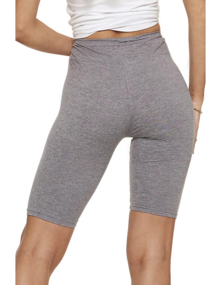 Legginsy damskie - Legginsy damskie wysoki stan typu kolarka peach touch GRAFIT  - produkt moraj.pl 3