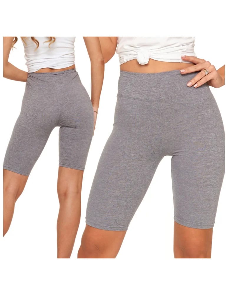 Legginsy damskie - Legginsy damskie wysoki stan typu kolarka peach touch GRAFIT  - produkt moraj.pl 5