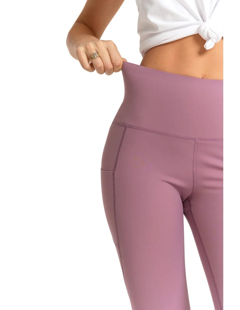 Legginsy damskie - Legginsy damskie z wysokim stanem funkcyjne RÓŻOWY  - produkt moraj.pl 10