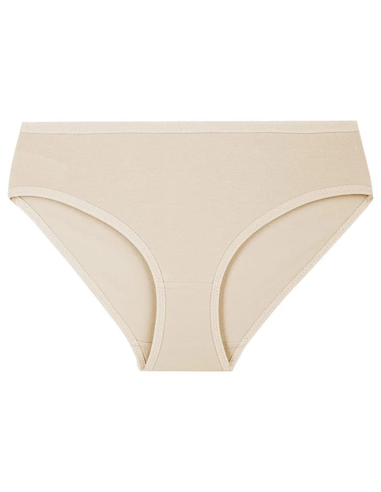 Majtki figi - Figi damskie bikini bawełniane klasyczne gładkie w pastelowych kolorach 3-pak WIELOKOLOROWY  - produkt moraj.pl 5