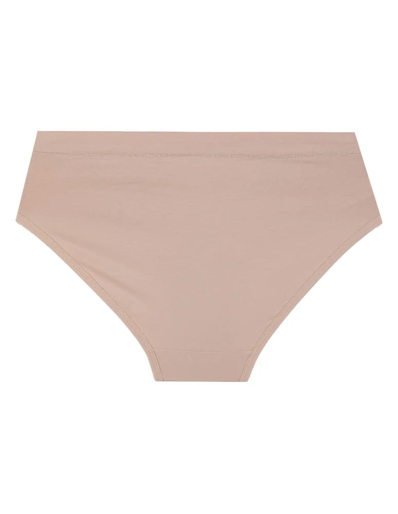 Majtki figi - Figi damskie bikini bawełniane klasyczne gładkie majtki basic 3-pak WIELOKOLOROWY - produkt moraj.pl 3