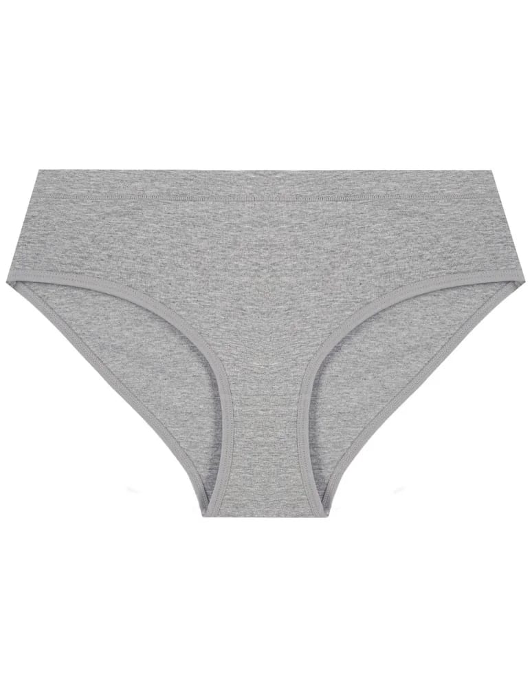 Majtki figi - Figi damskie bikini bawełniane klasyczne gładkie majtki basic 3-pak WIELOKOLOROWY - produkt moraj.pl 4