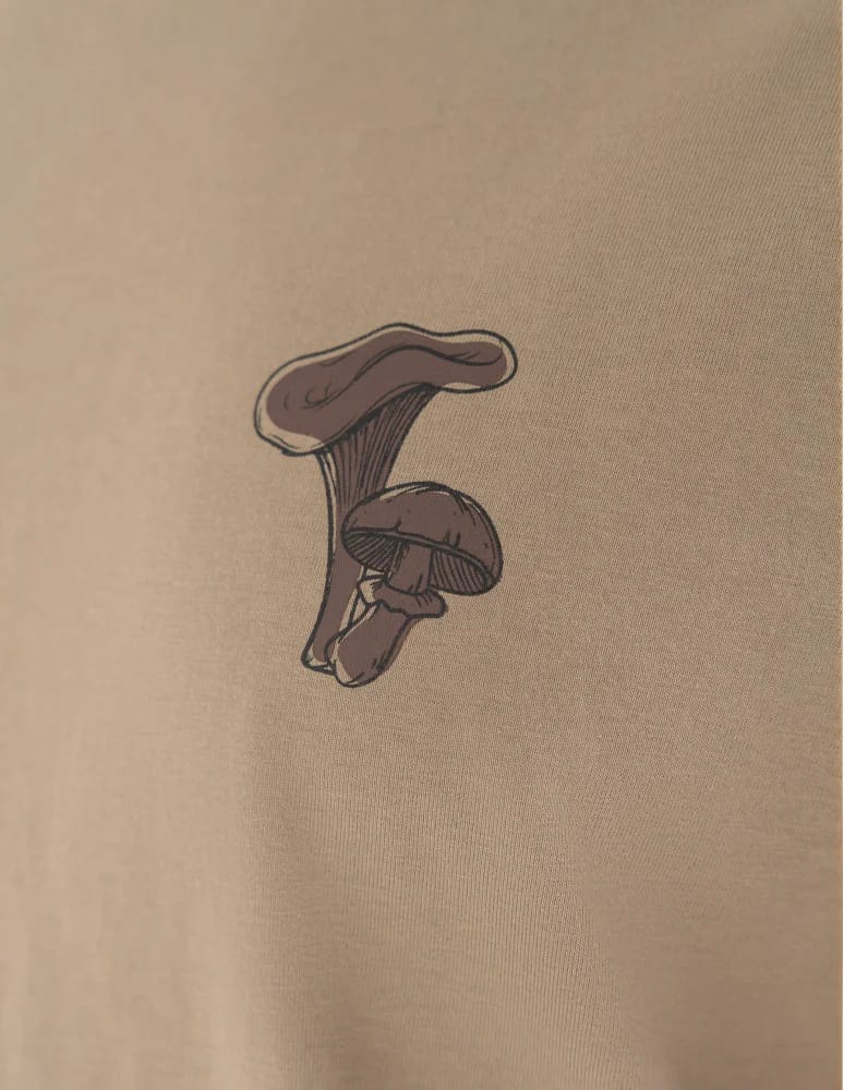 Koszulki z krótkim rękawem - T-shirt męski bawełniany 100% z krótkim rękawem koszulka męska z nadrukiem BEŻOWY - produkt moraj.pl 4