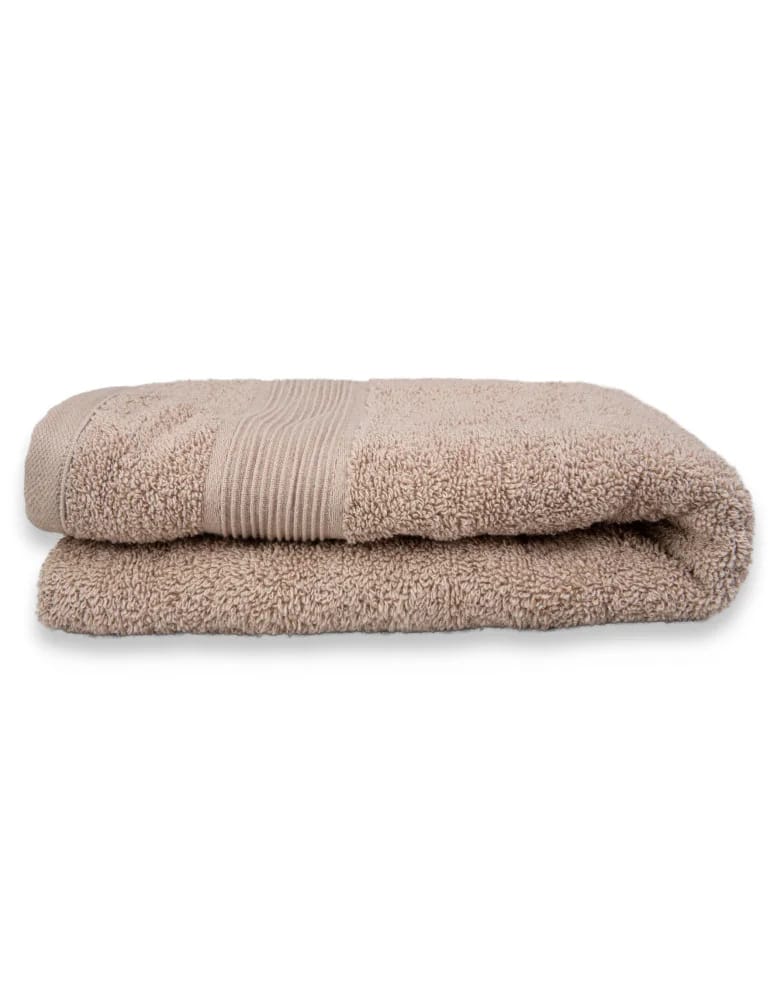 Ręczniki - Ręcznik łazienkowy 100% bawełniany miękki i chłonny 50x100 cm BEŻOWY - produkt moraj.pl 2