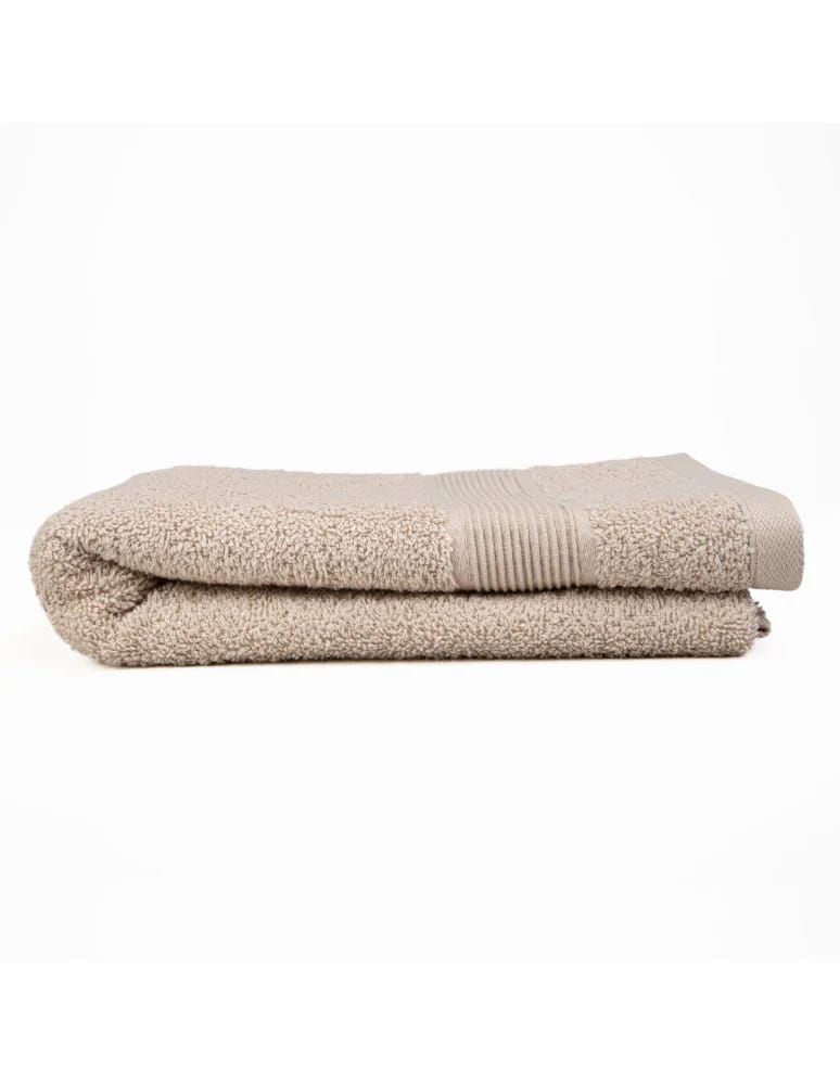 Ręczniki - Ręcznik łazienkowy 100% bawełniany miękki i chłonny 50x100 cm JASNY BEŻ - produkt moraj.pl 2