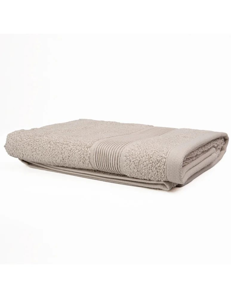 Ręczniki - Ręcznik łazienkowy 100% bawełniany miękki i chłonny 50x100 cm JASNY BEŻ - produkt moraj.pl 4