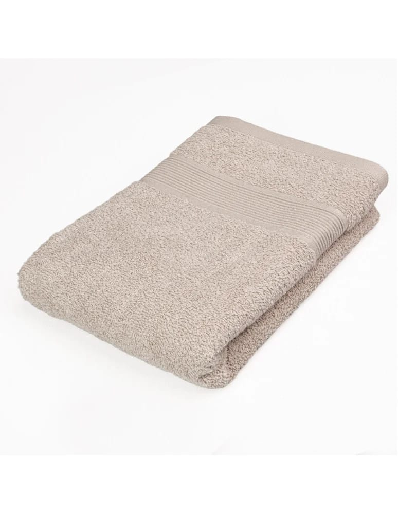 Ręczniki - Ręcznik łazienkowy 100% bawełniany miękki i chłonny 50x100 cm JASNY BEŻ - produkt moraj.pl 5