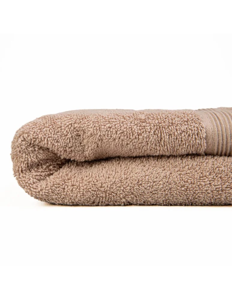 Ręczniki - Ręcznik łazienkowy 100% bawełniany miękki i chłonny 50x100 cm BEŻOWY - produkt moraj.pl 3