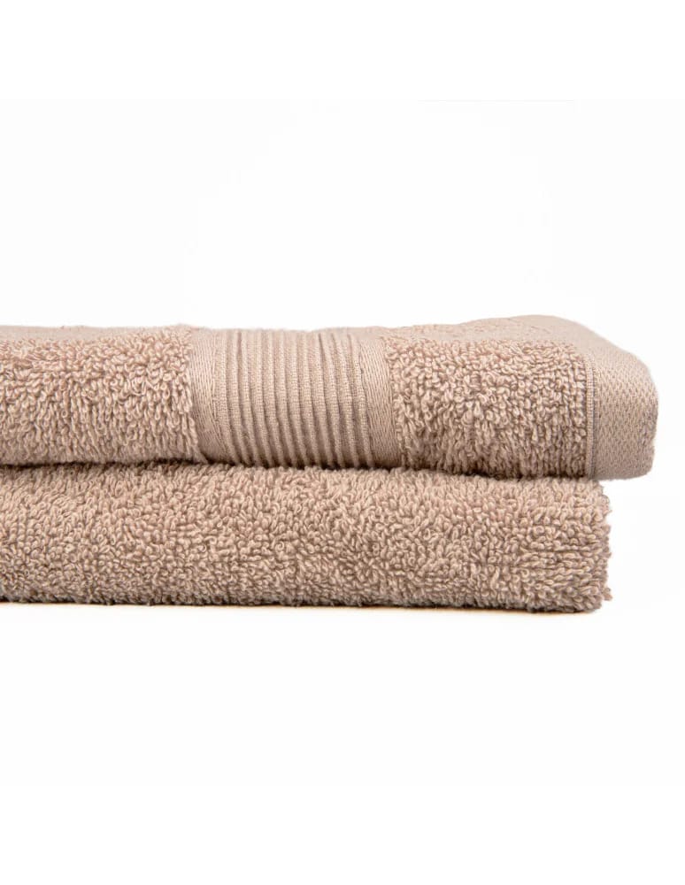Ręczniki - Ręcznik łazienkowy 100% bawełniany miękki i chłonny 50x100 cm BEŻOWY - produkt moraj.pl 4