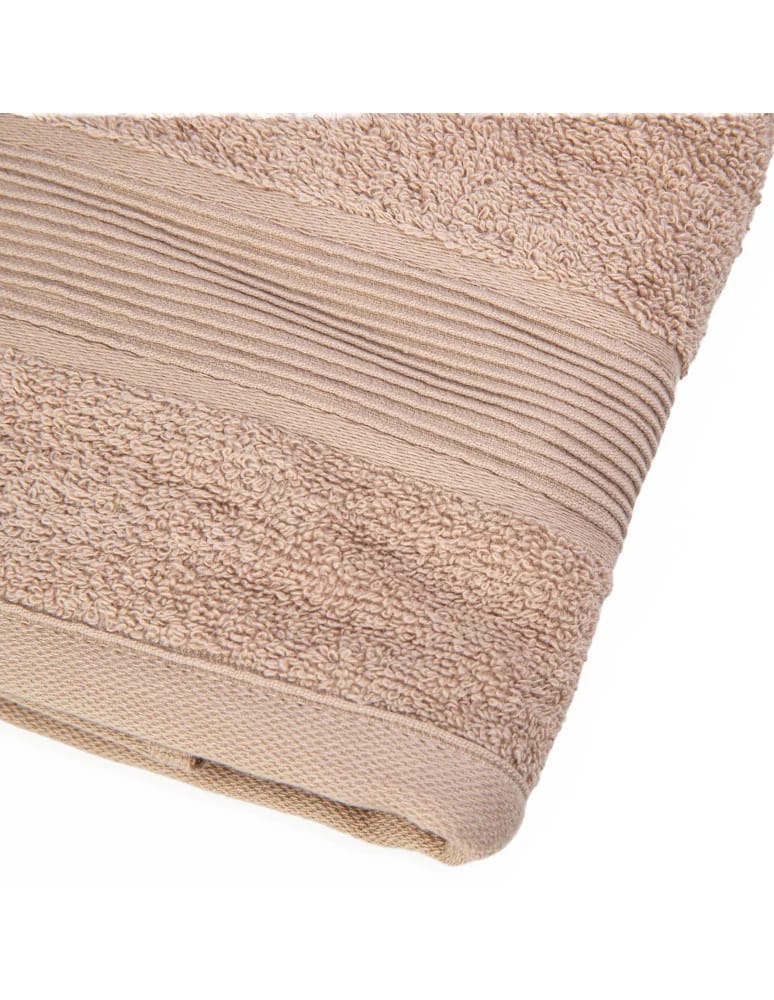 Ręczniki - Ręcznik łazienkowy 100% bawełniany miękki i chłonny 50x100 cm BEŻOWY - produkt moraj.pl 6