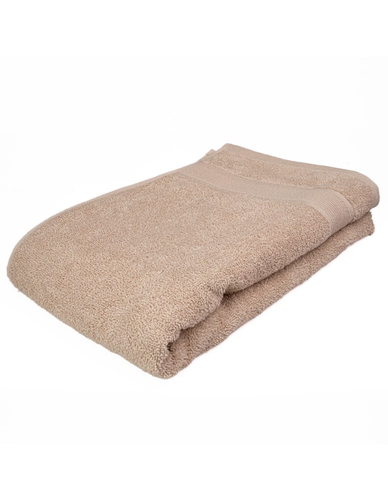 Kąpielowe - Ręcznik kąpielowy 70x140 bawełniany 100% miękki chłonny BEŻOWY - produkt moraj.pl 1
