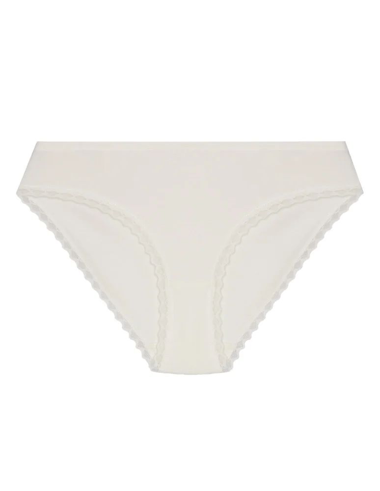 Majtki figi - Figi damskie koronkowe z bawełny majtki bikini gładkie i ze wzorem 4-pak WIELOKOLOROWY  - produkt moraj.pl 3