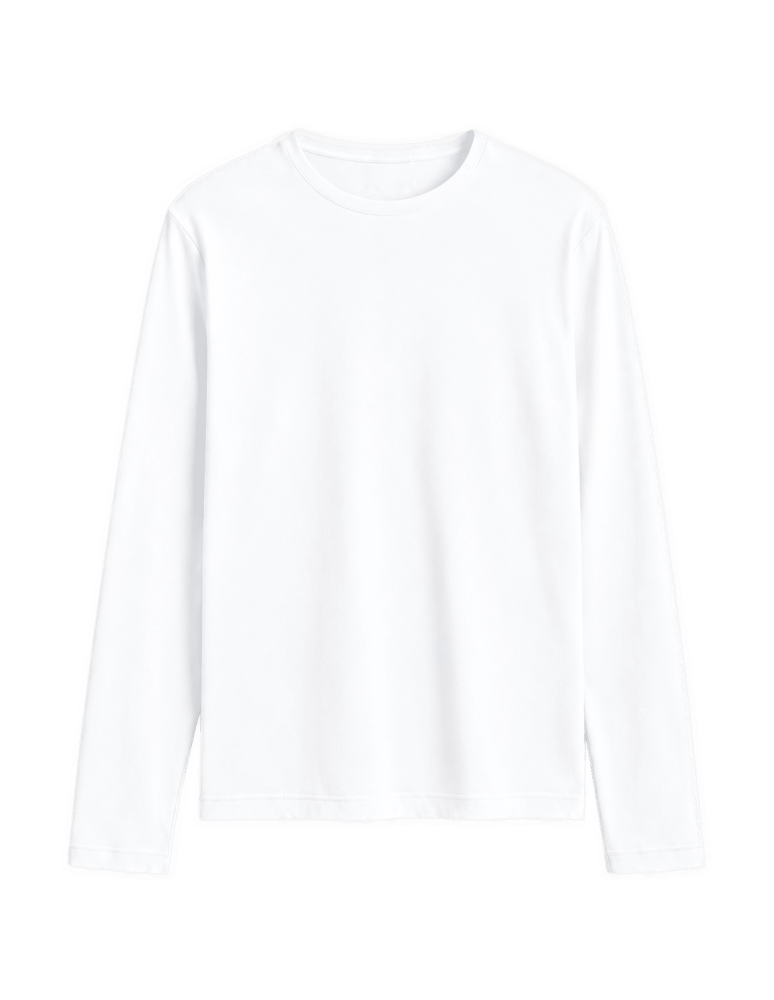 Koszulki z długim rękawem - Wielopak koszulek męskich z długim rękawem bawełniane dopasowane Slim Fit 3-pak XL - produkt moraj.pl 2