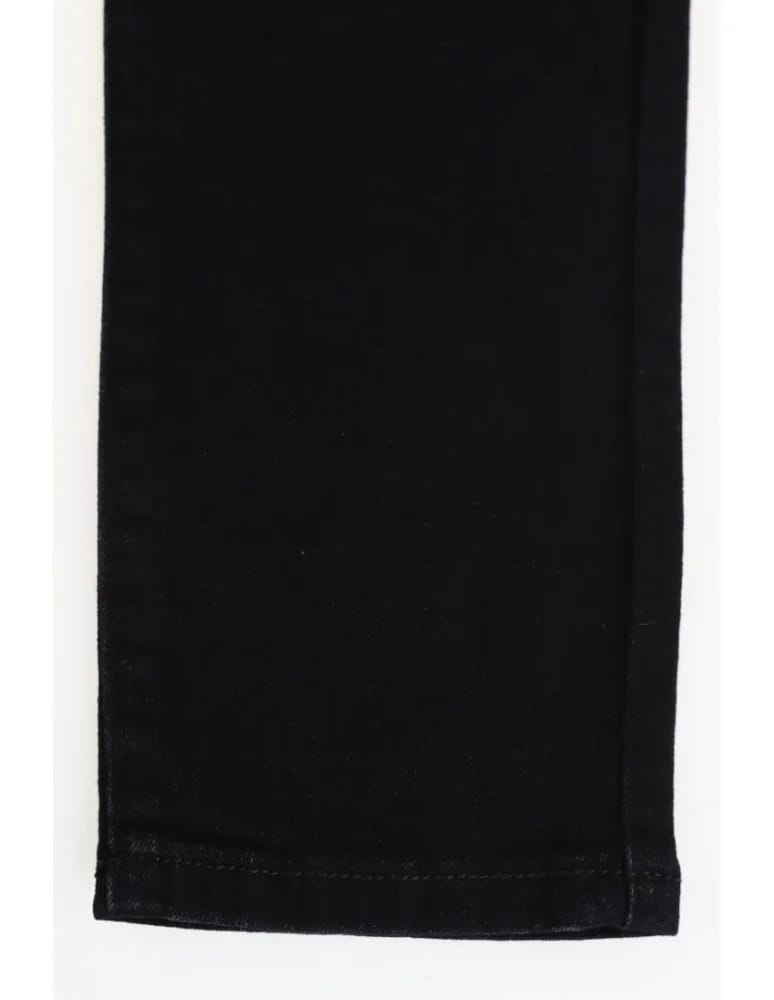 Spodnie damskie - Spodnie damskie jeansowe mom fit CZARNY - produkt moraj.pl 7