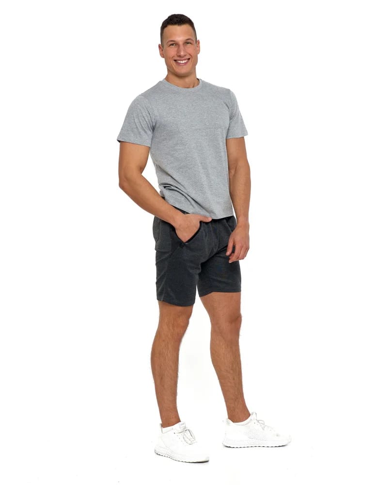Koszulki i Tank Topy - Koszulka męska bawełniana T-shirt JASNY SZARY - produkt moraj.pl 2