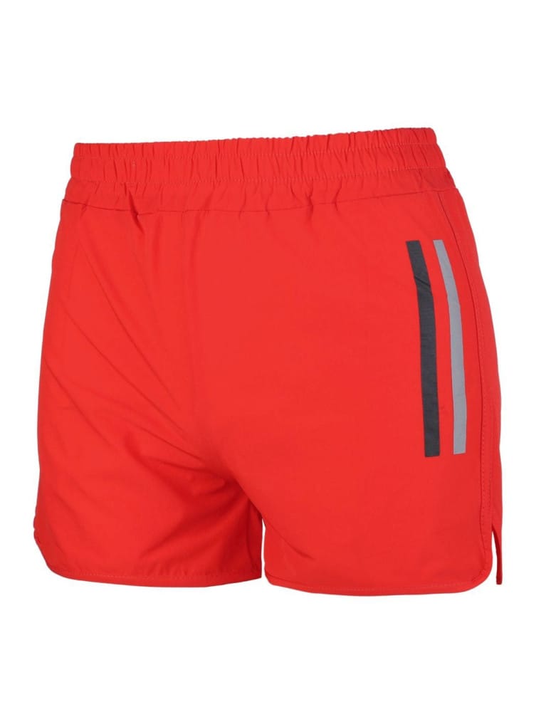 Szorty damskie letnie - Krótkie spodenki szorty damskie sportowe POMARAŃCZOWY - produkt moraj.pl 1