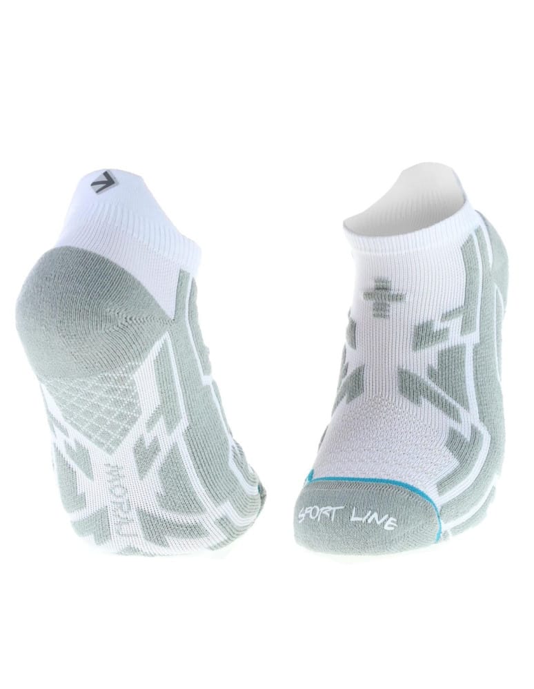 Skarpety stopki - Skarpety stopki sportowe bezszwowe unisex sport line BIAŁY - produkt moraj.pl 1