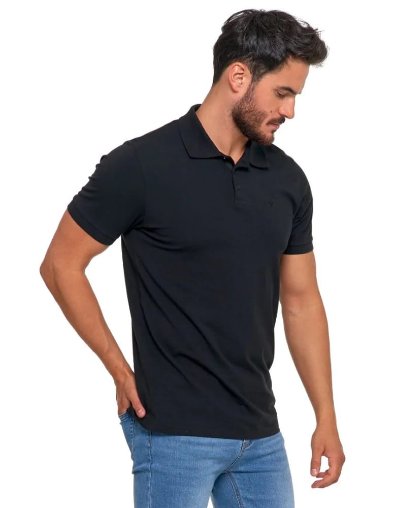 Polo - Koszulka polo męska z bawełny czesanej Premium Line CZARNY - produkt moraj.pl 2
