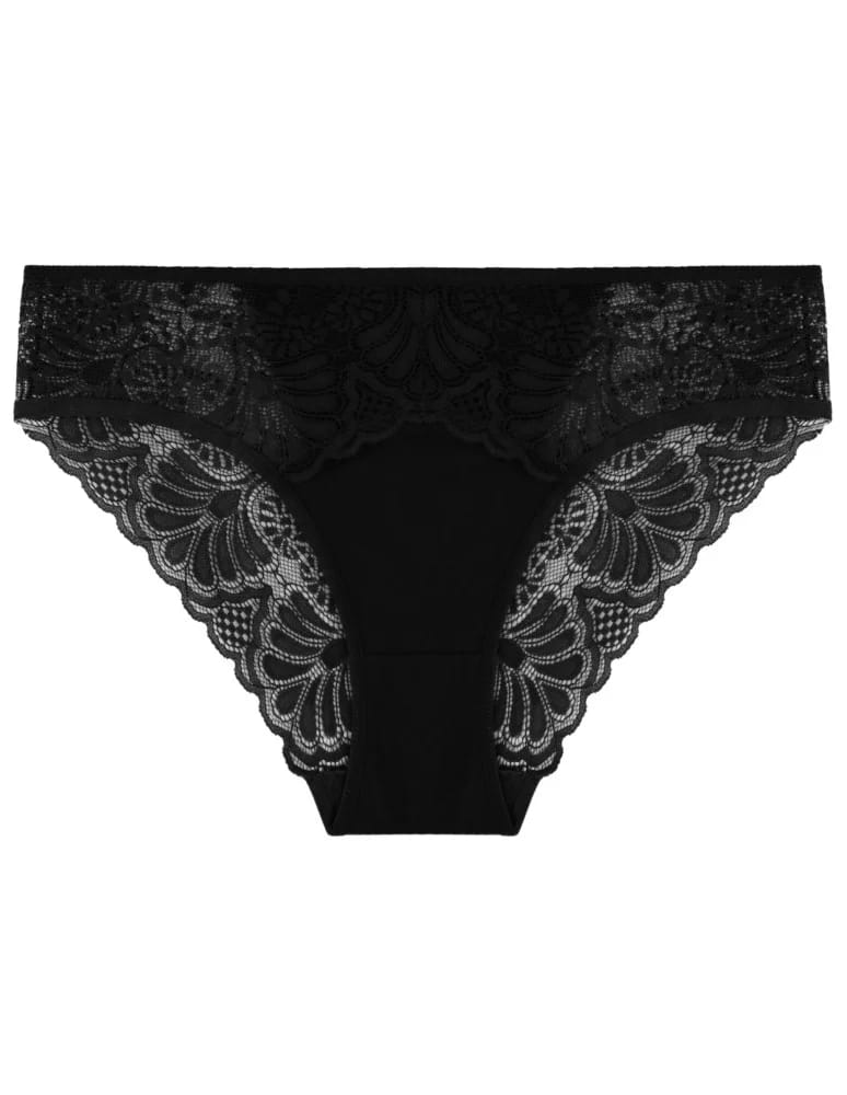 Majtki figi - Majtki damskie figi bikini wykończone koronką 6-pak WIELOKOLOROWY  - produkt moraj.pl 3