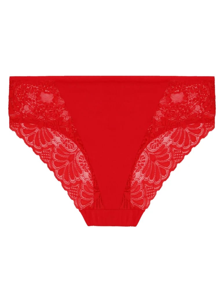 Majtki figi - Majtki damskie figi bikini wykończone koronką 6-pak WIELOKOLOROWY  - produkt moraj.pl 7