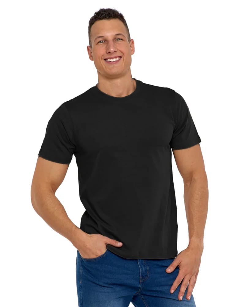 Koszulki i Tank Topy - Koszulka męska T-shirt bawełniany Plus Size 3-pak WZÓR 1  - produkt moraj.pl 5