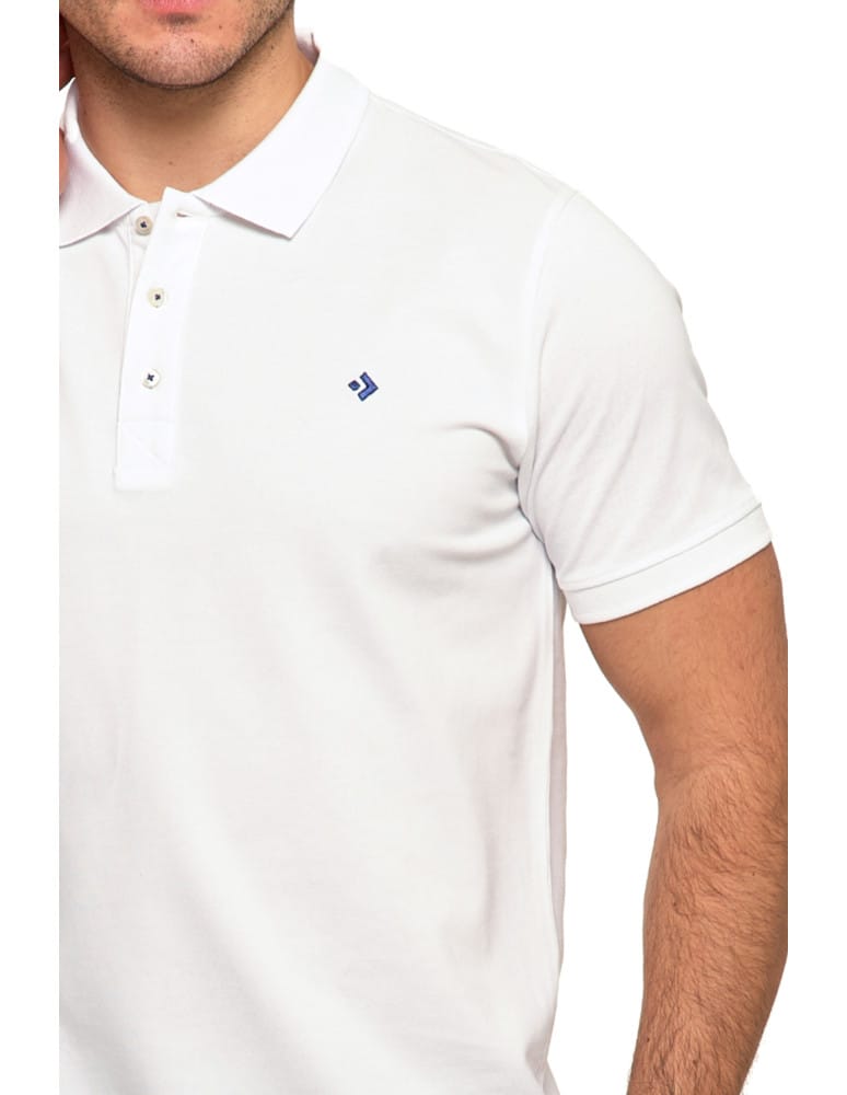 Polo - Koszulka męska polo bawełniana Premium klasyczna BIAŁY  - produkt moraj.pl 4