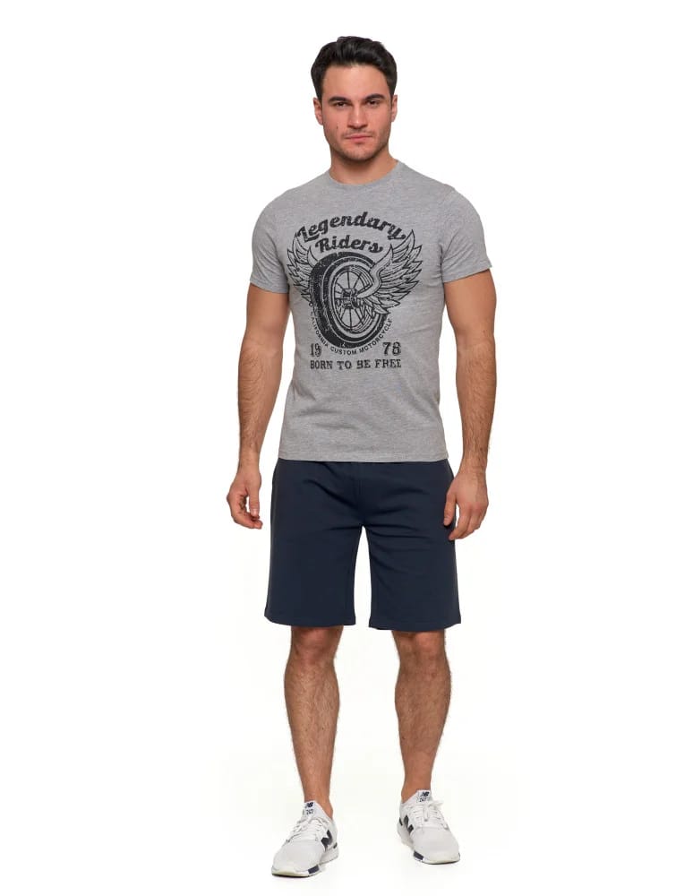 Koszulki i Tank Topy - Koszulka męska t-shirt Legendary Riders SZARY  - produkt moraj.pl 6