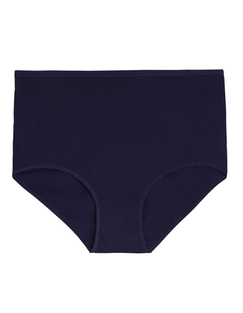 Majtki figi - Figi damskie majtki maxi bikini plus size 3-pak WIELOKOLOROWY  - produkt moraj.pl 2