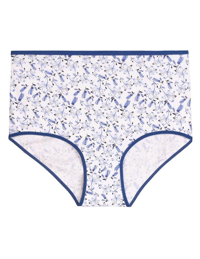 Majtki figi - Figi damskie majtki maxi bikini plus size 3-pak WIELOKOLOROWY  - produkt moraj.pl 3