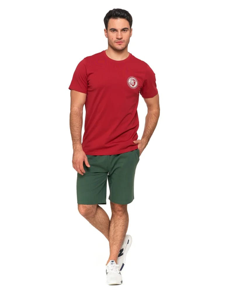 Koszulki i Tank Topy - Koszulka męska t-shirt bawełniany logo z napisem CZERWONY  - produkt moraj.pl 5