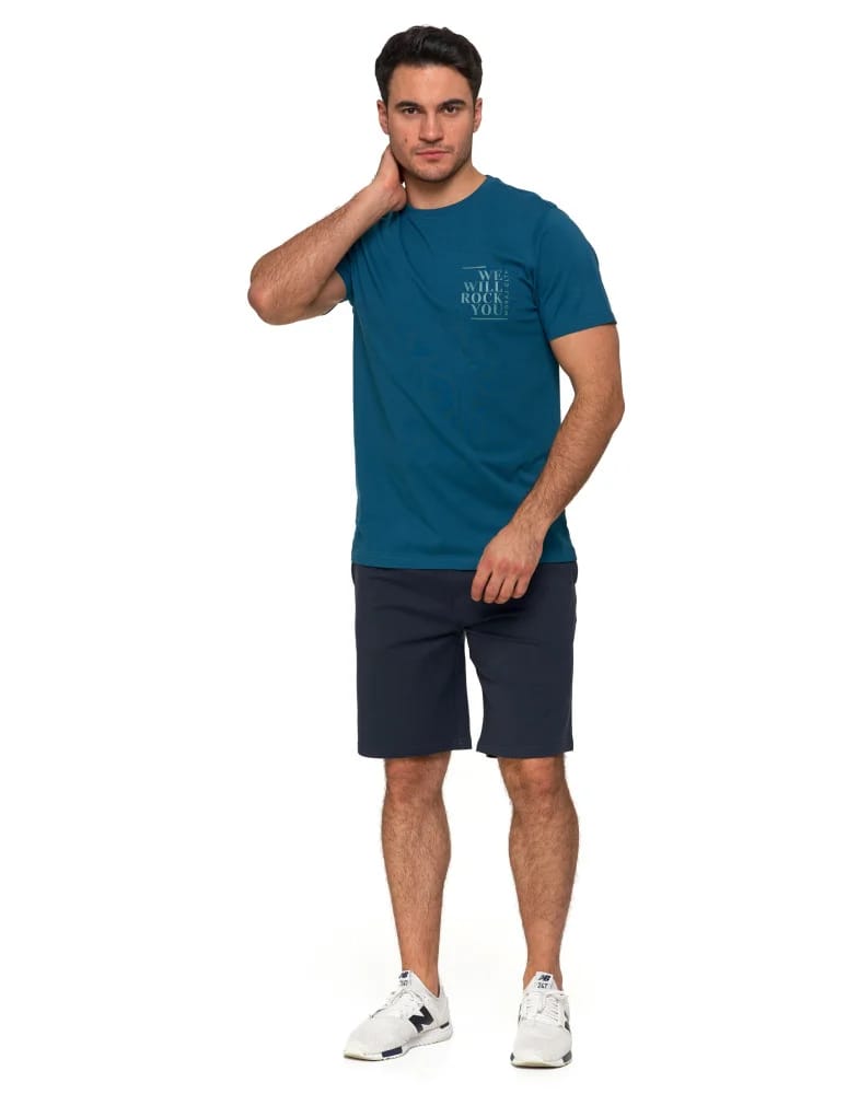 Koszulki i Tank Topy - Koszulka męska t-shirt 100% bawełna zielona We Will Rock You ZIELONY  - produkt moraj.pl 9