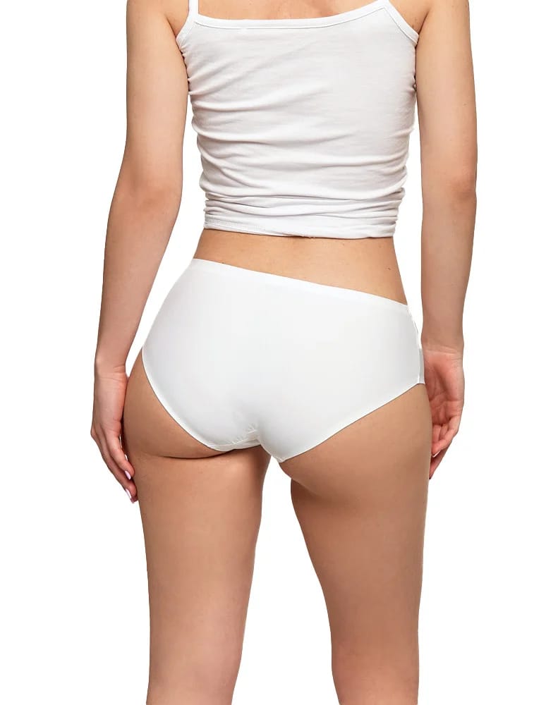 Majtki figi - Majtki damskie figi bikini laserowo cięte BIAŁY - produkt moraj.pl 4