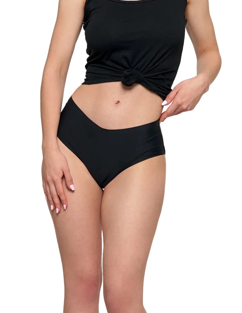 Majtki figi - Majtki damskie figi bikini laserowo cięte CZARNY - produkt moraj.pl 3